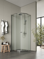 Душевой уголок Agger A01-080MCR/G без поддона 80х80, стекло матовое