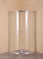 Душевой уголок Agger A01-080TCR/G без поддона 80х80, стекло прозрачное