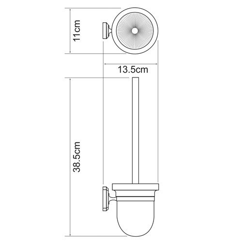 Щетка для унитаза K-3027 WasserKRAFT фото 3 Щетка для унитаза K-3027 WasserKRAFT фото 3