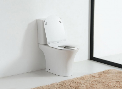 Унитаз-компакт Orange C01-000W безободковый, сиденье с микролифтом фото 9