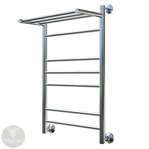 Водяной полотенцесушитель «АСПЕКТ» НП серия 3 с полкой фото 2