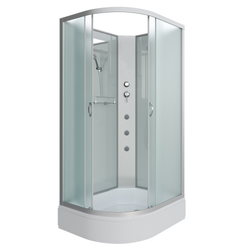 Душевая кабина Niagara NG-33094-14RBKG (1000х900х2000) средний поддон (26см) стекло МАТОВОЕ 4 места