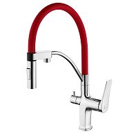Смеситель для кухни Lemark Comfort (LM3074C-Red)