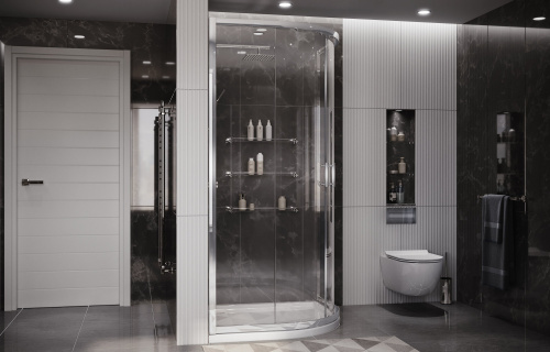 Душевое ограждение Ambassador Kingston 14011105 (1000x1000x2000), 1 место фото 4