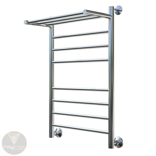 Водяной полотенцесушитель «АСПЕКТ» НП серия 2 с полкой фото 2