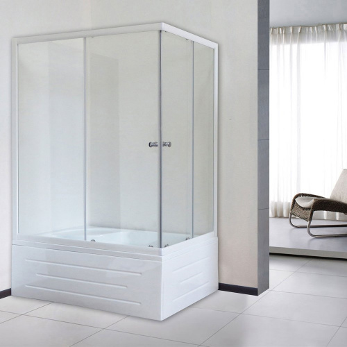 Душевой угол Royal Bath RB 8120BP-T (прозрачное) левый