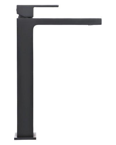 Agger Great A2812144 Однозахватный смеситель для раковины высокий, черный фото 6