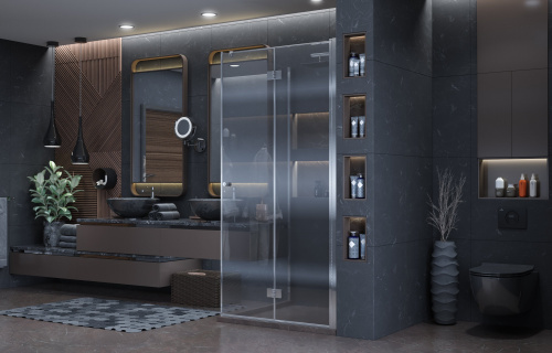 Душевое ограждение Ambassador Diamond 12011106R (1000x1000x2000), 1 место фото 4