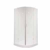 Душевое ограждение Niagara NG- 6616-08 (100*100*190) полукруг, двери распашные, 1 место