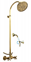 MK181.5/3SM MORAVA RETRO - смеситель для душа, душевой комплект, головной душ, ЦВЕТ БРОНЗА RAV Slezak