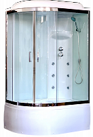 Душевая кабина Royal Bath  RB 8120BK3-WT-CH (белое/прозрачное) правая