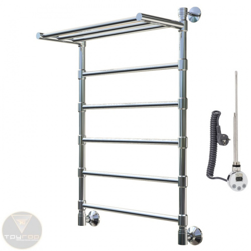 Электрический полотенцесушитель «ВИНТАЖ» с полкой фото 7