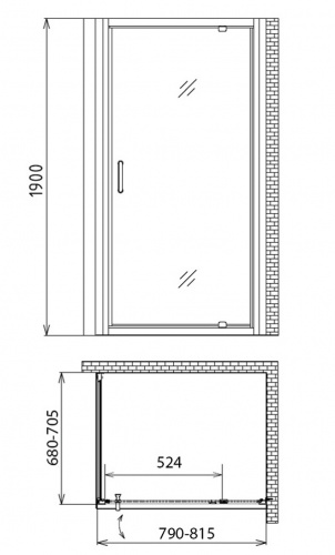 Душевой уголок Gemy Sunny Bay S28150-A70 фото 6