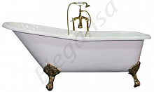 Чугунная ванна отдельностоящяя Elegansa SCHALE GOLD 170х75