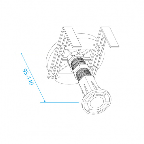 Крепеж к экрану RGW NG-01 (B)  