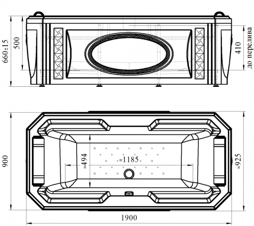 Акриловая ванна Radomir Fra Grande «Фернандо» фото 3