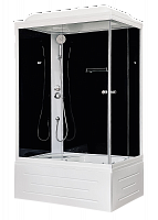 Душевая кабина Royal Bath  RB 8120BP5-BT(черное/прозрачное) левая