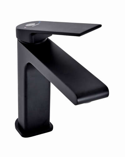 Orange GAUSS M30-021b однозахватный смеситель для раковины, черный фото 6