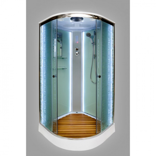 Душевая кабина Deto (DTO)  EM 1580 LED с электрикой фото 5