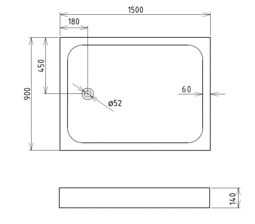 Душевой поддон Gemy ST16D фото 3 Душевой поддон Gemy ST16D фото 3