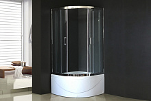 Душевой угол Royal Bath RB 100BK-T-CH (прозрачное)