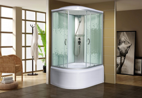 МОНОМАХ 120/80/44 С МЗ R Душевая кабина, 1200*800*440, асимметричная фото 5