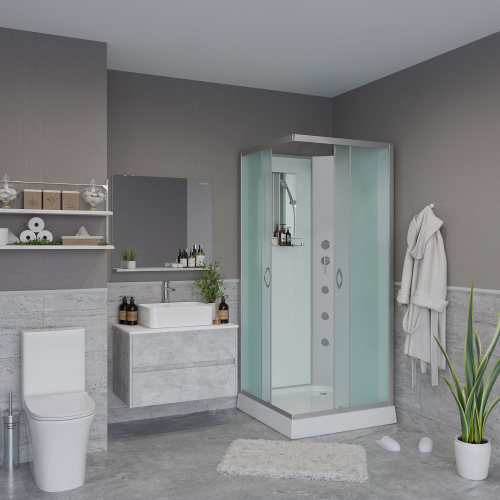 Душевая кабина Niagara  NG-1101-14BKG (900х900х2000) фото 3