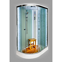 Душевая кабина Deto (DTO)  EM 1511 R LED с электрикой