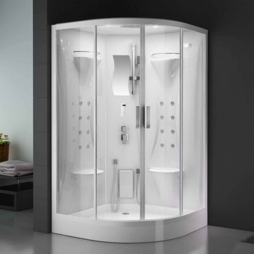 Душевая кабина  SSWW WU108A (1200х1200х2200) БЕЗ ПАРА, с гидромассажем, низкий поддон(15см), 3 места фото 5