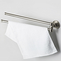 Держатель полотенец рога двойные К-7031