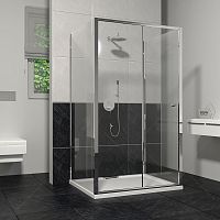 Душевой уголок RGW CL-45 P (CL-12 + 2Z-050-1) Прозрачное 1500x800