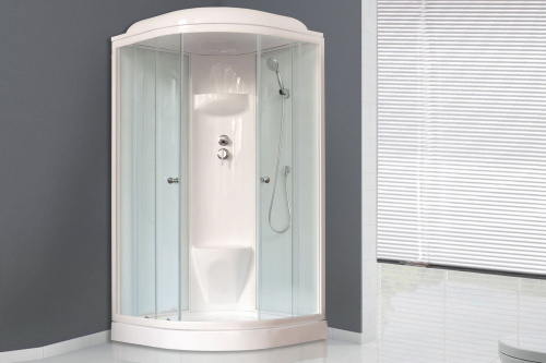 Душевая кабина Royal Bath  RB 90HK6-WT (белое/прозрачное) фото 2