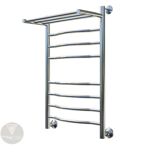 Водяной полотенцесушитель «ЛОТОС» НП серия 2 с полкой фото 4