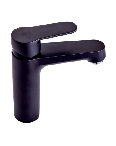 OneLife P07-021b полимерный смеситель для раковины, черный фото 5