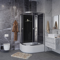 Душевая кабина Niagara Eco E100/80/40R/TN/BK Правая