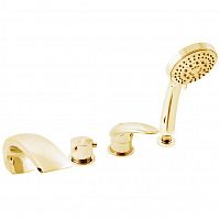 D472.5PZ DUNAJ смеситель каскадный на 4 отверстия, ЦВЕТ ЗОЛОТО RAV Slezak