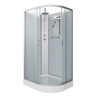 Душевая кабина Niagara NG-3312-14LBKT (1200х800х2100-2400) низкий поддон(13см) стекло МАТОВОЕ 3 места