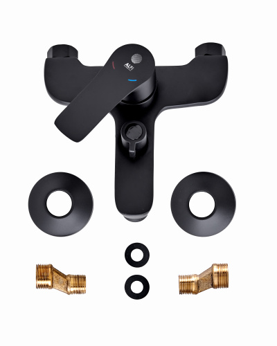 Смеситель для ванны/душа Orange Aristo M19-100b черный фото 9