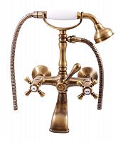 MK360.5/2SM MORAVA RETRO - смеситель классический для ванны с душем, ЦВЕТ БРОНЗА RAV Slezak