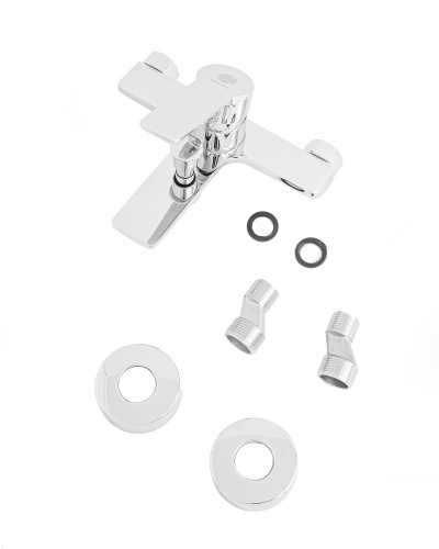 Orange FLAT M12-100cr Смеситель для ванны/душа фото 6