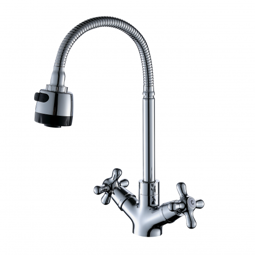 Смеситель для кухни OneLife P03-004cr полимерный фото 4