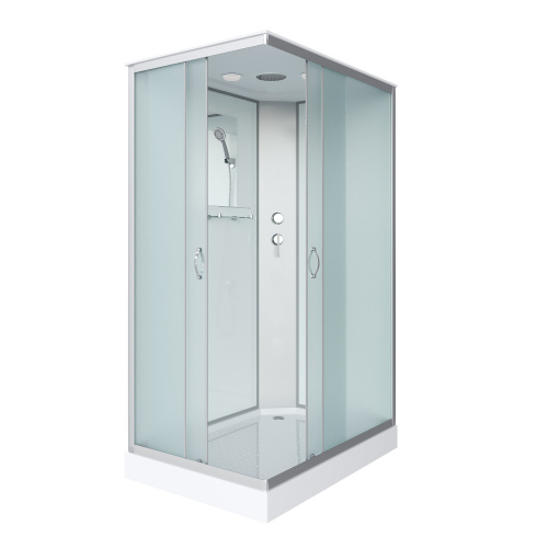 Душевая кабина Niagara  NG-43185-14Q (1100х800х2150) низкий поддон(13см) стекло МАТОВОЕ 3 места фото 2
