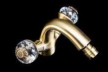 Смеситель для умывальника на 3 отверстия FLORA Бронза