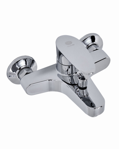 OneLife P09-100cr полимерный смеситель для ванны/душа, хром фото 4