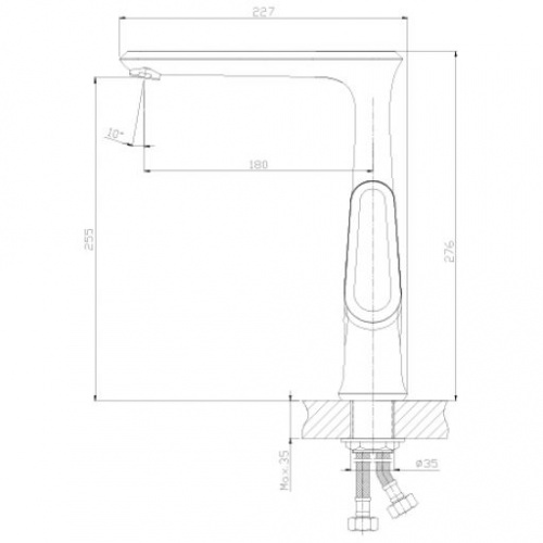 Смеситель для кухонной мойки Rossinka Z (Z35-27U) фото 2