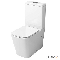 Унитаз Grossman GR-4445S (640*360*830) напольный с тонкой крышкой