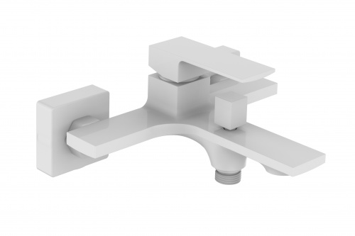 Смеситель для ванны/душа Orange Lutz M04-100w белый фото 7