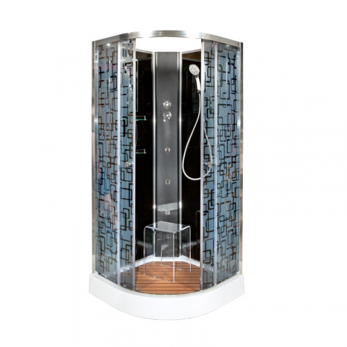 Душевая кабина Deto (DTO)  BM1590 N с гидромассажем фото 4