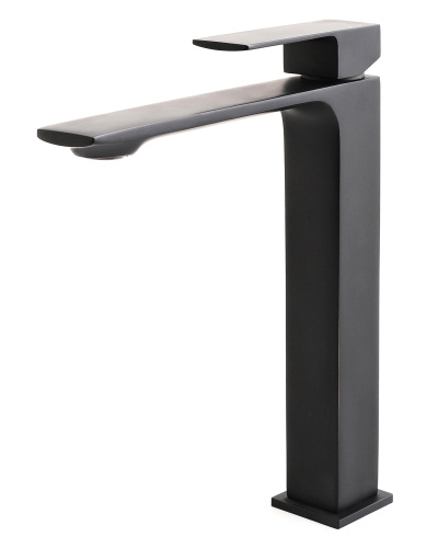 Смеситель для раковины Orange Lutz M04-121b черный фото 5