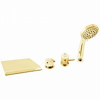 DT274.5PZ DUNAJ TERMOSTAT смеситель каскадный на 4 отверстия, ЦВЕТ ЗОЛОТО RAV Slezak